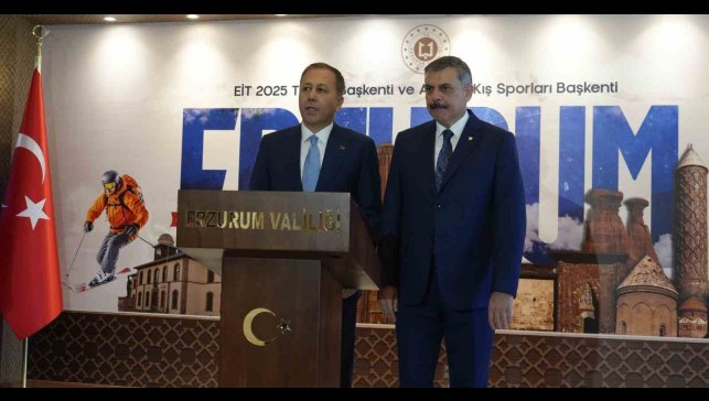 Bakan Yerlikaya Erzurum'da