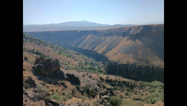 Usta fotoğrafçıdan hayran bıraktıran Erciş Deliçay kanyonu görüntüsü