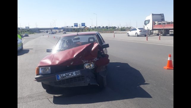 Malatya'da iki otomobil çarpıştı: 2 yaralı