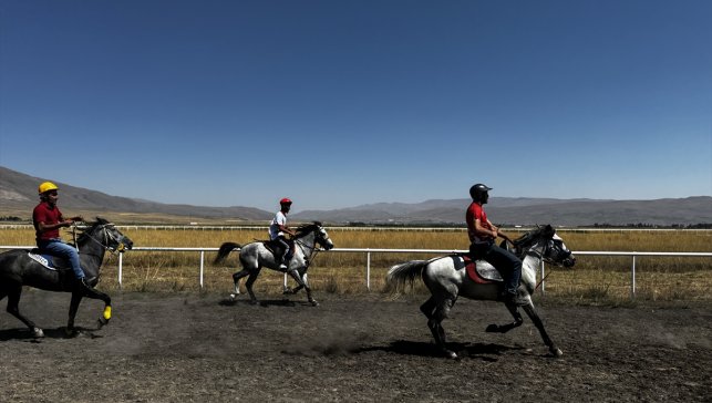 Erzurum'da "3. Geleneksel Rahvan At Yarışları" düzenlendi