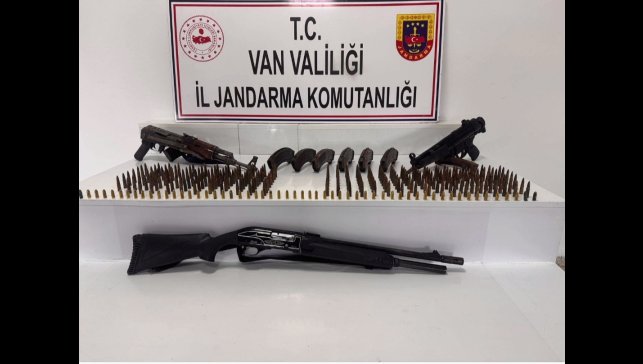 Van'da silah ve mühimmat ele geçirildi