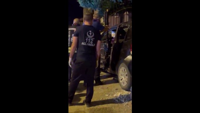 Aziziye'de trafik kazası: 1 yaralı