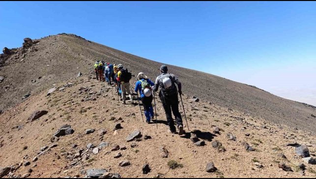 Süphan Dağı'nda Malazgirt zaferi tırmanışı başarıyla tamamlandı