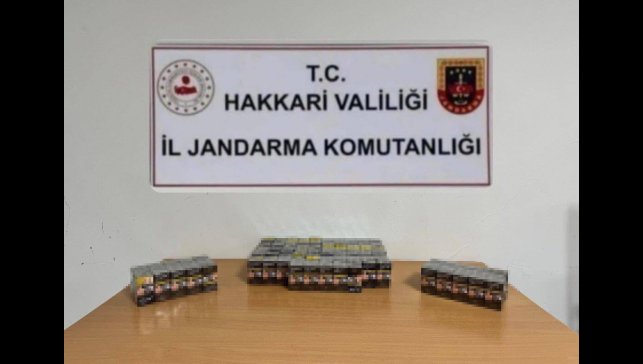 Çukurca'da 985 paket kaçak sigara ele geçirildi
