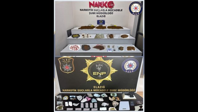 Elazığ'da uyuşturucu operasyonu: 5 şüpheli tutuklandı