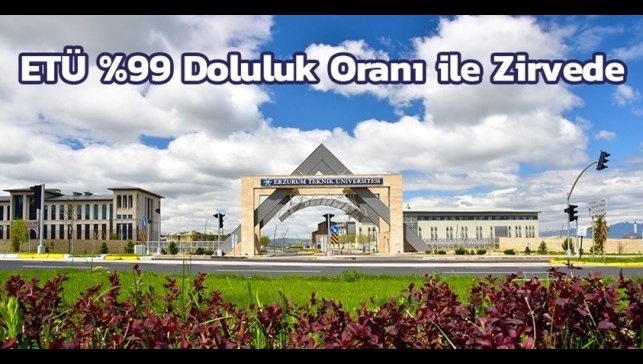 ETÜ yüzde 99 doluluk oranı ile zirvede