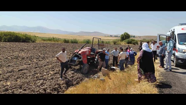 Devrilen traktörün altında kalan genç hayatını kaybetti