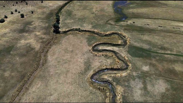Doğa harikası Güzeldere kuraklığın pençesinde