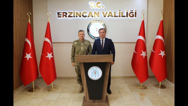 3'üncü Ordu Komutanı Erzincan'da göreve başladı