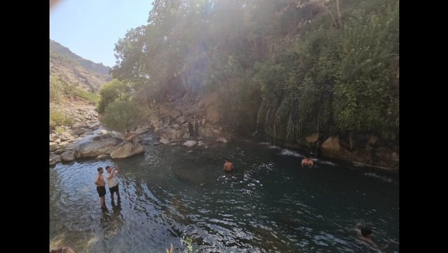 Hakkari Kaval Şelalesi'ne yoğun ilgi
