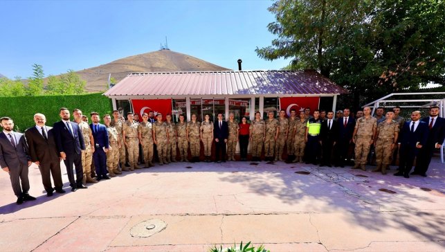 Bitlis'te rütbe terfi töreni düzenlendi