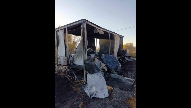 Muş'ta çıkan yangında 30 dönümlük alan küle döndü