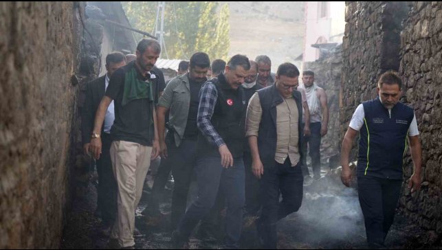 Erzurum'daki yangın kontrol altına alındı