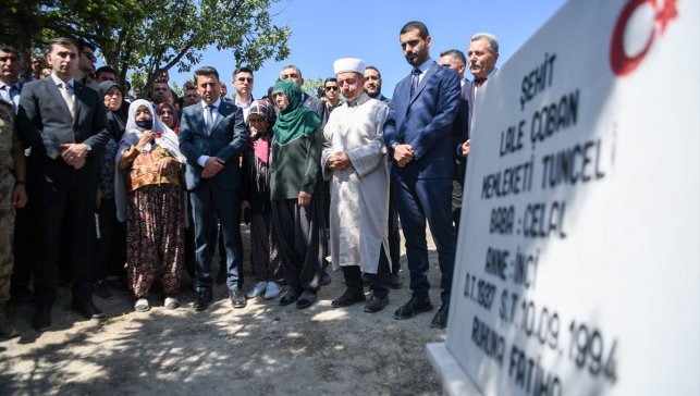 Tunceli'de PKK'lı teröristlerce Ulukale köyünde şehit edilen 13 sivil anıldı