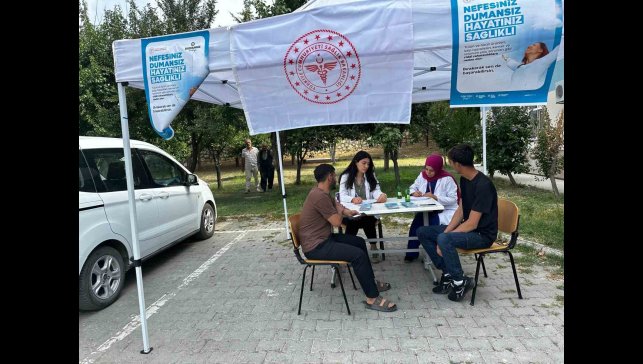 Çemişgezek'te sigara ile mücadele etkinliği