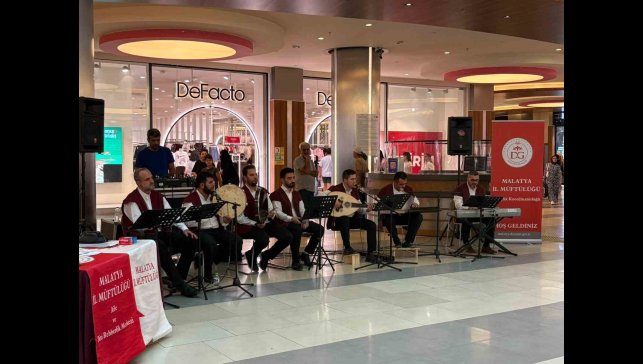 MalatyaPark AVM'de Mevlit Kandili programı düzenlendi