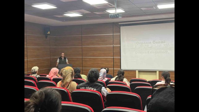 Kars'ta orman yangınları farkındalık eğitimi verildi