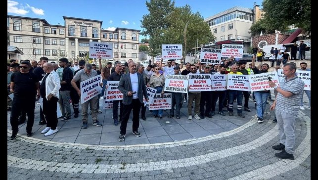 İşlerini geri isteyen İliç halkından basın açıklamasıyla çağrı