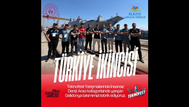 TEKNOFEST'te Elazığ'a 2'ncilik