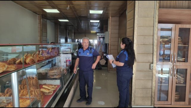 Erzincan'da fırınlar denetlendi