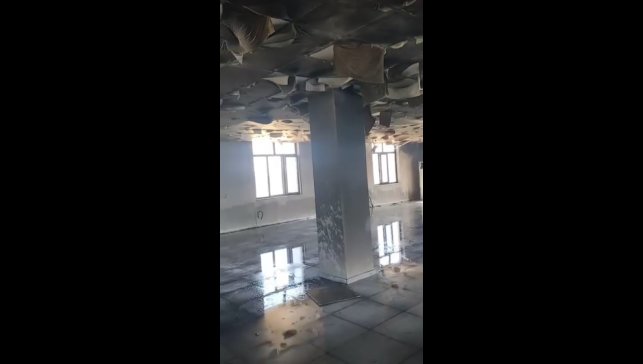 Muş'ta taziye evinde yangın çıktı