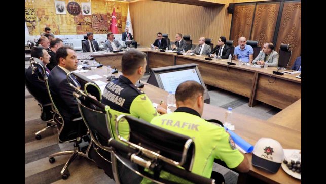 Erzincan'da trafik toplantısı yapıldı