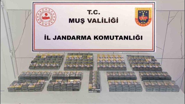 Muş'ta kaçak sigara operasyonu