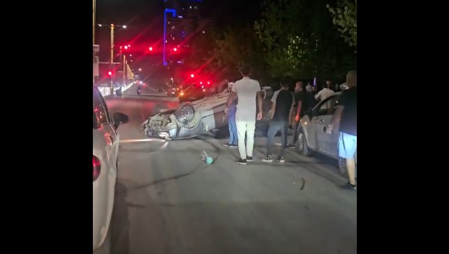 Elazığ'da kontrolden çıkan otomobil takla attı: 1 yaralı