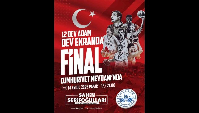 Milli heyecan Elazığ'da dev ekranda yaşanacak