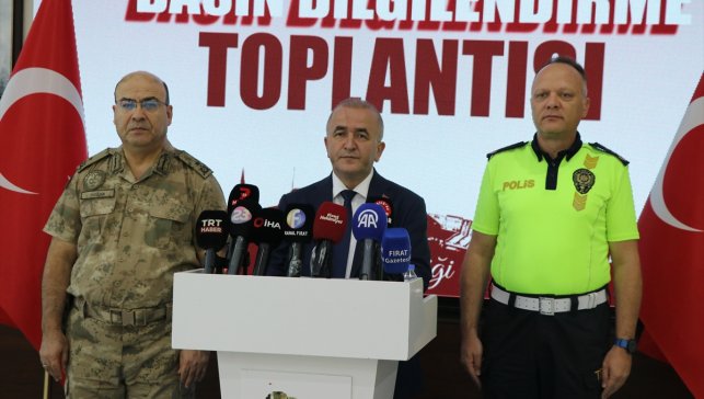 Elazığ'da "Asayiş ve Güvenlik Basın Bilgilendirme Toplantısı" yapıldı