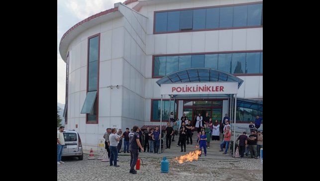 Erzurum itfaiyesinden eğitim desteği