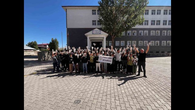 Patnos'ta öğrencilerden örnek davranış