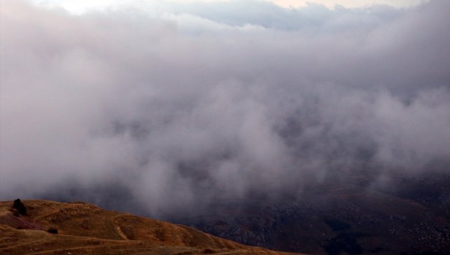Ardahan'da sis ve sağanak etkili oldu
