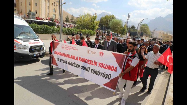Hakkari'de 19 Eylül Gaziler Günü kutlandı