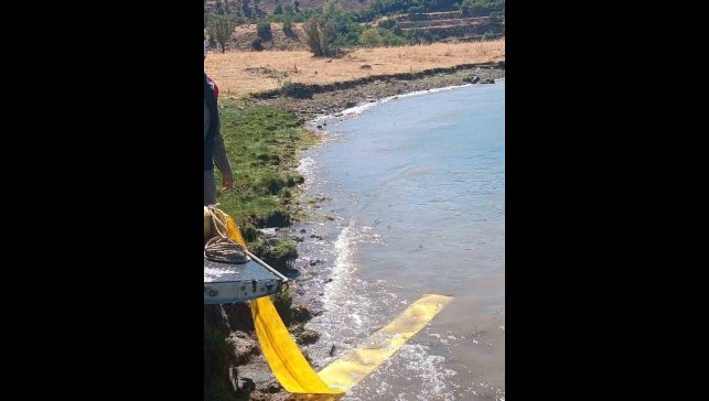 Karakoçan'da göletlere yavru balıklar bırakıldı
