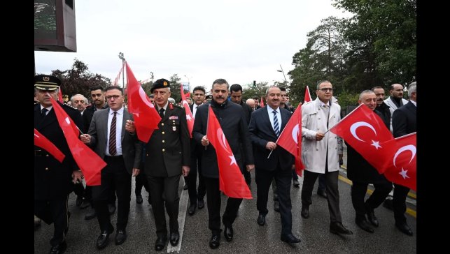 Erzurum'da Gaziler günü dolayısıyla kortej yürüyüşü düzenlendi