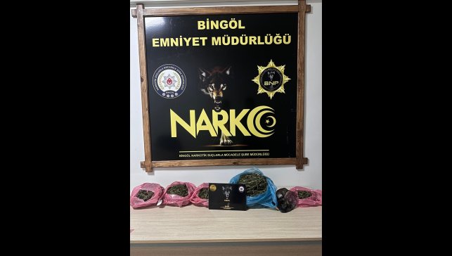 Bingöl'de uyuşturucu operasyonunda 3 şüpheli tutuklandı