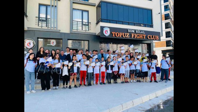 Elazığ'da kuşak terfi sınavları yapıldı