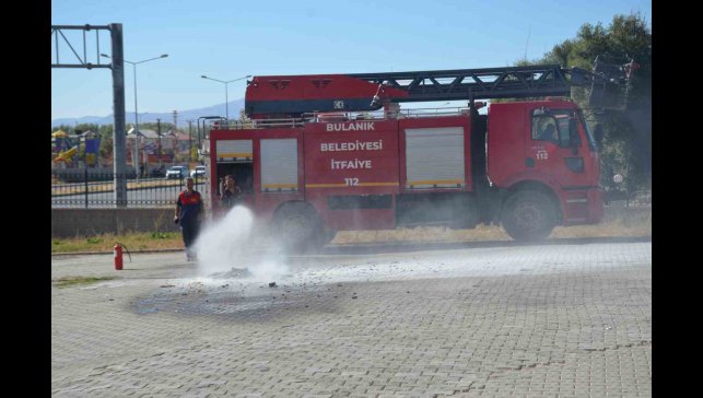 Bulanık Kaymakamlığında yangın tatbikatı yapıldı