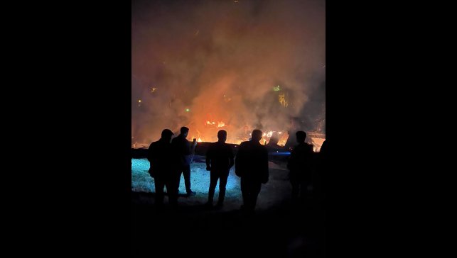 Malatya'da yanan 3 ev kullanılamaz hale geldi