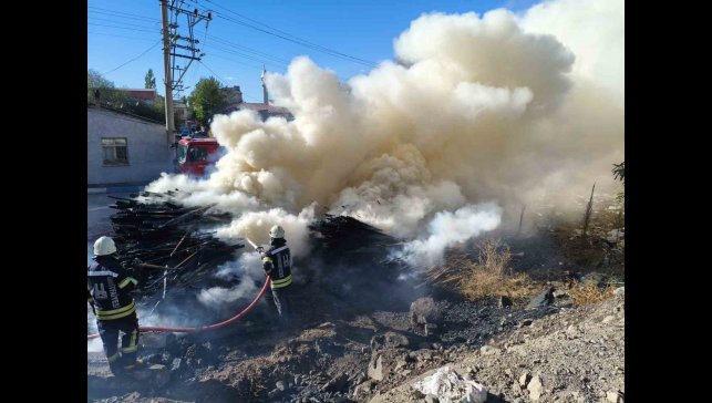 Erzurum'da keresteler alev aldı