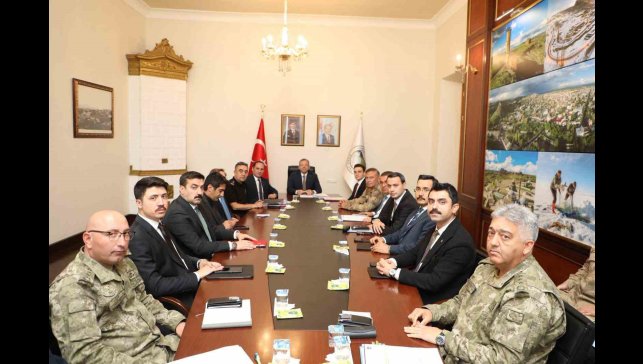 Kars'ta asayiş ve güvenlik toplantısı yapıldı