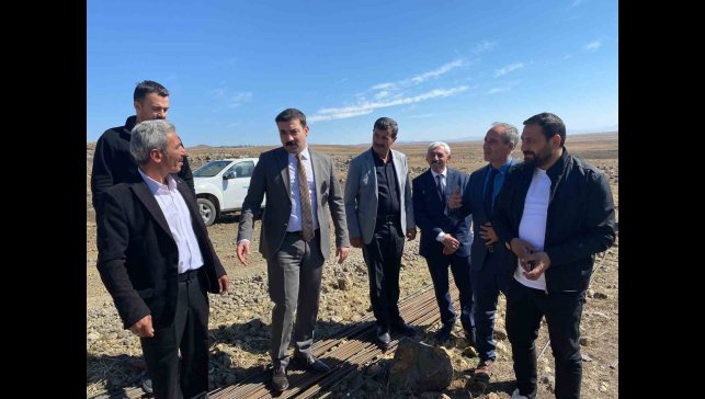 Arpaçay Kaymakamı Akköz, yatırımları yerinde gördü