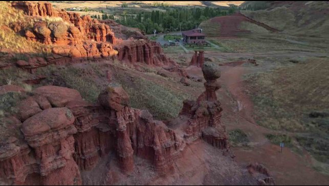 Narman Peri Bacaları görsel şölen oluşturuyor