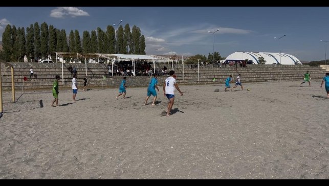 Plaj futbolu Adilcevaz etabı sona erdi