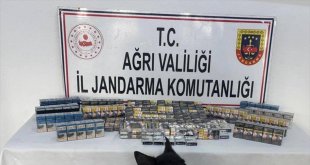 Ağrı'da kaçak sigaralarla yakalanan 4 şüpheli gözaltına alındı