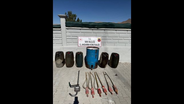 Van'da 319 litre akaryakıt ele geçirildi