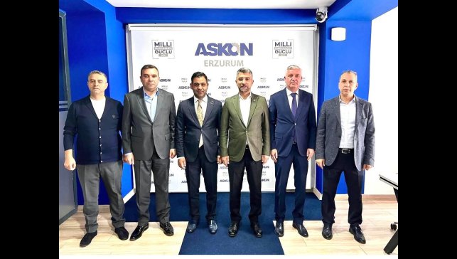 AK Parti İl Başkanı Av. Küçükoğlu'ndan Erzurum ASKON'a ziyaret