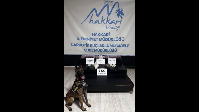 Hakkari'de 26 kilo 530 gram uyuşturucu ele geçirildi