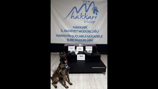 Hakkari'de 26 kilo 529 gram uyuşturucu ele geçirildi